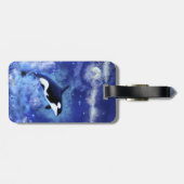 キラーホエールラゲッジタグブルーフルムーン ラゲッジタグ (裏面横)