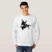 キラーホエールロングTシャツ Tシャツ (正面フル)