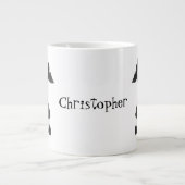 キラーホーパーソナライズされたテル ジャンボコーヒーマグカップ (正面)