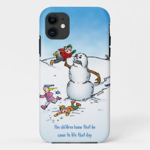 キラー雪だるまおもしろい漫画 iPhone 11 ケース