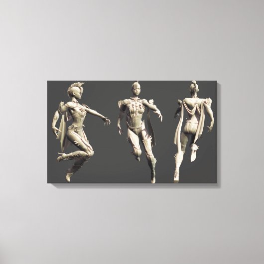 キラー霜代替再生 キャンバスプリント (正面)