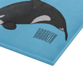 キラー鯨漫画イラストレーション カッティングボード (角)