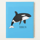 キラー鯨漫画イラストレーション プランナー手帳 (裏面)