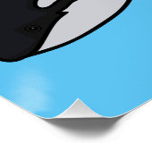 キラー鯨漫画イラストレーション ポスター (コーナー)