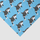 キラー鯨漫画イラストレーション 薄葉紙 (詳細)