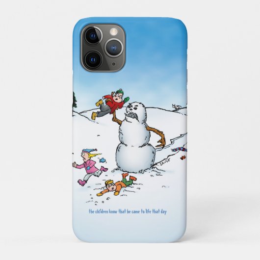 キラー・スノーマン・面白い漫画 Case-Mate iPhoneケース (裏)