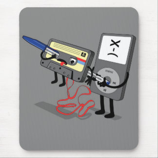 キラーIPod Clipart (レトロのフロッピー・ディスクカセット) マウスパッド