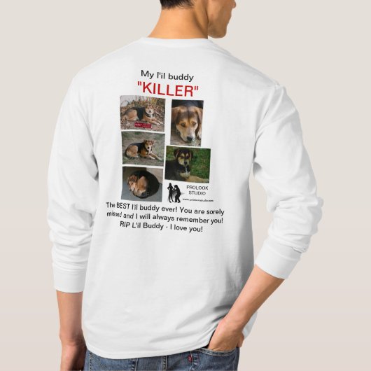 キラーTシャツ Tシャツ (裏面)