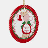 キラ大切フベビー初めてのクリスマスオーナメント セラミックオーナメント (右)