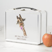 キリおもしろいン·タング·アウト·アよくはしゃぐンド·ウィンク  メタルランチボックス (インサイチュ)