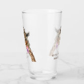 キリおもしろいン·タング·アウト·アンよくはしゃぐド·ウィンク-スマイル タンブラーグラス (左)