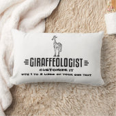 キリおもしろいン ランバークッション (ブランケット)