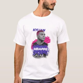 キリアン・エムバペ モダンポートレート グラフィックTシャツ Tシャツ