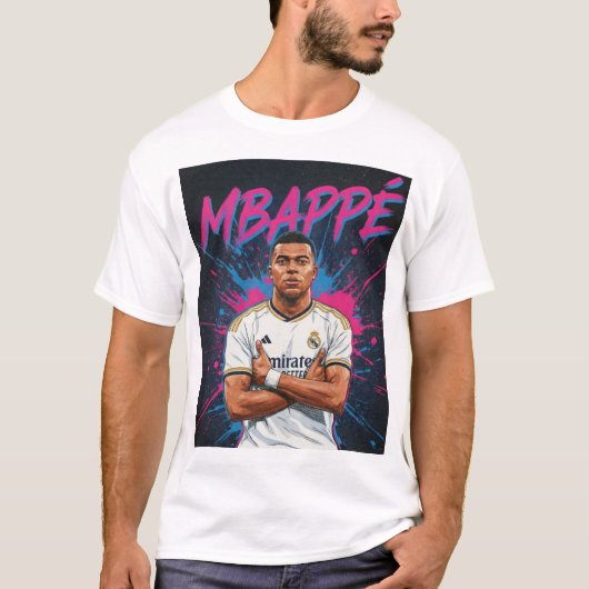 キリアン・エムバペ Tシャツ (正面)