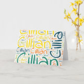 キリアン カード (黄色い花)