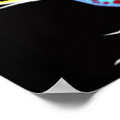 キリカラフルフィッシュのポスター ポスター (角)