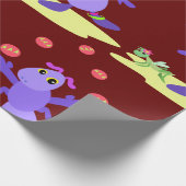 キリギリスのジャグリングおもしろい ラッピングペーパー (角)