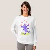 キリギリスのジャグリングおもしろい Tシャツ (正面フル)