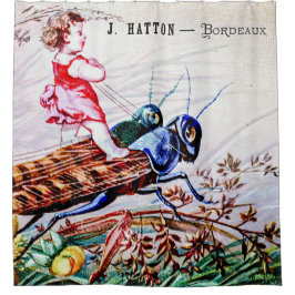 キリギリス シャワーカーテン