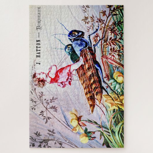 キリギリス ジグソーパズル (縦)