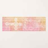 キリグラデーションスト信仰エクササイズ補佐品 ヨガマット (正面(横))