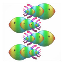 キリシタンの魚のシンボルの家族