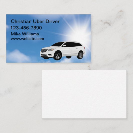 キリシタン乗降歓迎サービスビジネスカード 名刺 (正面/裏面)