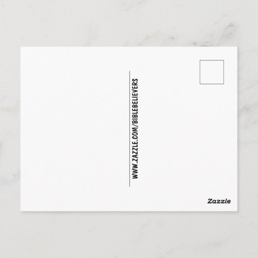 キリシタン猫はがきジョブ12:7シャム猫 ポストカード (裏面)