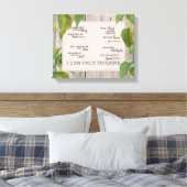 キリシタン私は木の想像林の歌詞しか見ることができない キャンバスプリント (インサイチュ (寝室))