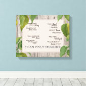 キリシタン私は木の想像林の歌詞しか見ることができない キャンバスプリント (インサイチュ (ウッドフロア))