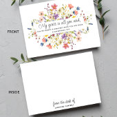 キリシタン野草モノグラムの聖なる書物、 経典 ノートカード