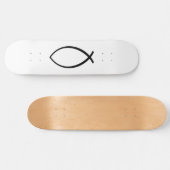 キリシタン魚（イクシス）のシンボル スケートボード (横)