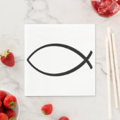 キリシタン魚(イクシス)のシンボル スタンダードランチョンナプキン (インサイチュ)