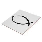 キリシタン魚(イクシス)のシンボル タイル (側面)