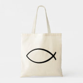 キリシタン魚(イクシス)のシンボル トートバッグ (裏面)