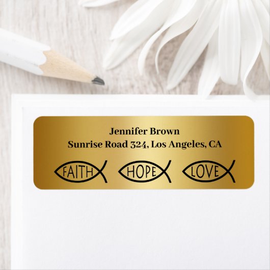 キリシタン魚 | Faith Hope Love ラベル (インサイチュ)