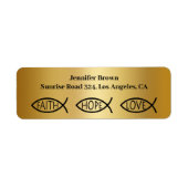 キリシタン魚 | Faith Hope Love ラベル (正面)