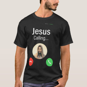 キリストおもしろい教の洗礼の賜物を受けるイエス Tシャツ