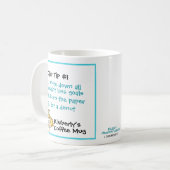 キリストおもしろい教マンガエンジェルダイエットヒント1ゴール コーヒーマグカップ (正面左)