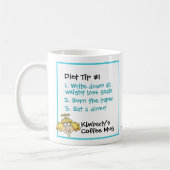 キリストおもしろい教マンガエンジェルダイエットヒント1ゴール コーヒーマグカップ (左)