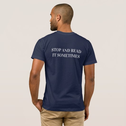 キリストおもしろい教聖書引用文 Tシャツ (裏面フル)