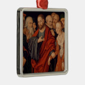 キリストおよび姦通で取られる女性 メタルオーナメント (右)