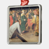 キリストおよび姦通1628年で取られる女性 メタルオーナメント (左)