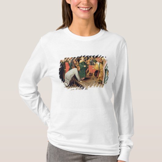 キリストおよび姦通1628年で取られる女性 Tシャツ (正面)