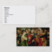 キリストおよび姦通2で取られる女性 名刺 (正面/裏面)