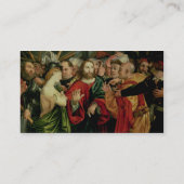 キリストおよび姦通2で取られる女性 名刺 (裏面)