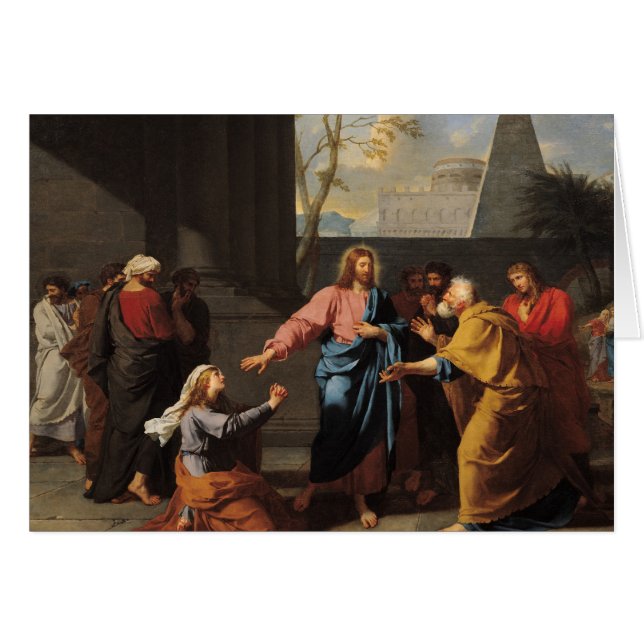 キリストおよびCanaanite女性1783-84年 (正面横)