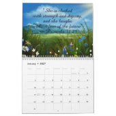 キリストお気に入りの教の聖書12 カレンダー (1月 2027)
