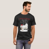 キリストから始まるサモイド・クリスマス Tシャツ (正面フル)