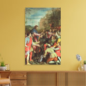 キリストがエルサレムに入ること キャンバスプリント (インサイチュ (リビング))